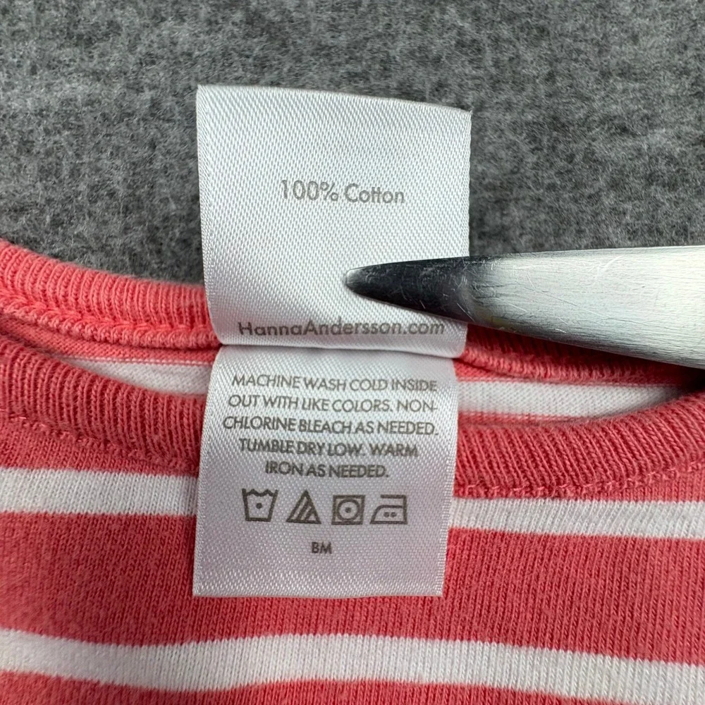 Hanna Andersson‎ Girls 5 Floral Stripe Pocket Dress  Cottagecore Kids Whimsical